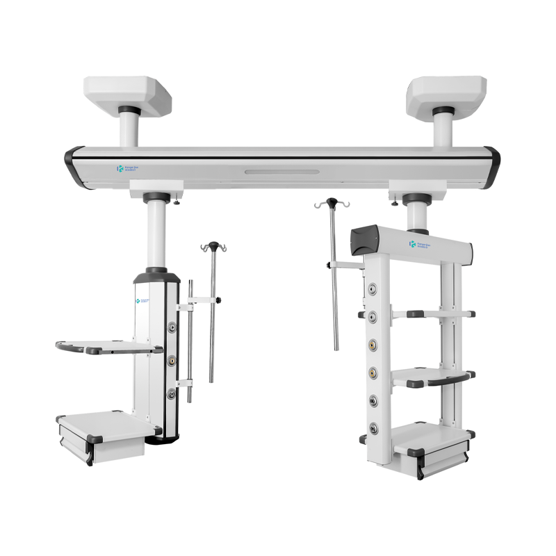 康尔健KDD-2A悬臂吊桥（干湿分离）适用于急诊室，由桥架、干段和湿段组成