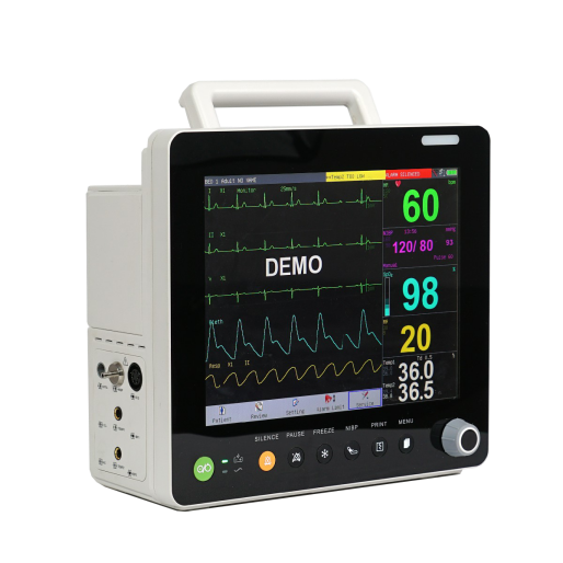 伟思12.1寸动物监护仪PM9000CV-血氧+血压+呼吸+脉率+体温+心电ECG/SPO2/NIBP/RESP/TEMP/PR